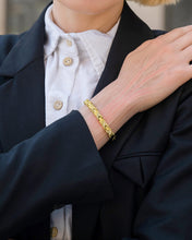 Load image into Gallery viewer, Women's Ultra Strength Magnetic Bracelet Crystal XO (Gold)