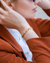 Load image into Gallery viewer, Women's Ultra Strength Magnetic Bracelet Crystal XO (Rose Gold)