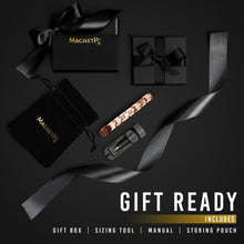 Load image into Gallery viewer, Women's Ultra Strength Magnetic Therapy Bracelet Rose Gold Titanium