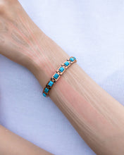 Load image into Gallery viewer, Women's Ultra Strength Pure Copper Magnetic Bracelet (Classic Turquoise)
