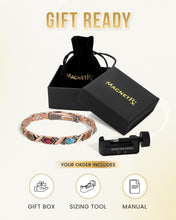 Load image into Gallery viewer, Women's Ultra Strength Pure Copper Magnetic Bracelet (Mixed Stones)