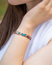 Load image into Gallery viewer, Women's Ultra Strength Pure Copper Magnetic Bracelet (Mixed Stones)