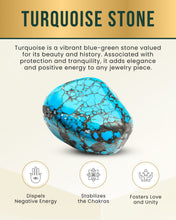 Load image into Gallery viewer, Women's Ultra Strength Pure Copper Magnetic Bracelet (Turquoise XO)