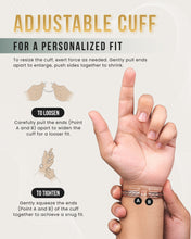 Load image into Gallery viewer, Woven Inlay Copper Magnetic Therapy Bracelet Bangle for Men &amp; Women