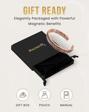 Load image into Gallery viewer, Woven Inlay Copper Magnetic Therapy Bracelet Bangle for Men &amp; Women
