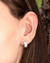 Load image into Gallery viewer, Crystal Magnetic Therapy Earrings for Women (Silver)