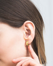 Load image into Gallery viewer, Polished Magnetic Therapy Earrings for Women (Gold)