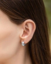 Load image into Gallery viewer, Polished Magnetic Therapy Earrings for Women (Silver)