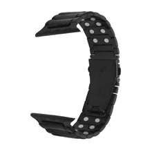 Load image into Gallery viewer, Magnetic Therapy Apple Watch Band Black Stainless Steel