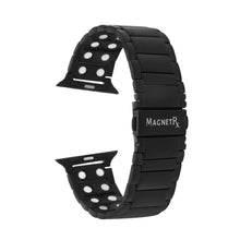 Load image into Gallery viewer, Magnetic Therapy Apple Watch Band Black Stainless Steel