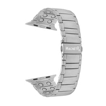 Load image into Gallery viewer, Magnetic Therapy Apple Watch Band Silver Stainless Steel