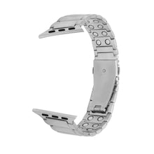 Load image into Gallery viewer, Magnetic Therapy Apple Watch Band Silver Stainless Steel