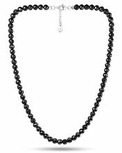Load image into Gallery viewer, Magnetic Hematite Necklace (6mm Faceted Beads)