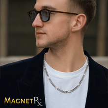 Load image into Gallery viewer, Magnetic Therapy Necklace Stainless Steel Curb Chain