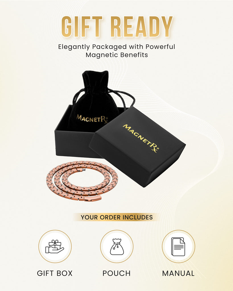 Powerful Copper Magnetic Therapy Necklace Classic Chain