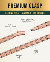 Load image into Gallery viewer, Powerful Copper Magnetic Therapy Necklace Classic Chain
