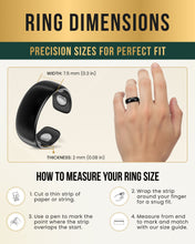 Load image into Gallery viewer, Magnetic Therapy Ring (Brushed Black)
