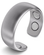 Load image into Gallery viewer, Magnetic Therapy Ring (Brushed Silver)