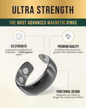 Load image into Gallery viewer, Magnetic Therapy Ring (Gunmetal Gray)