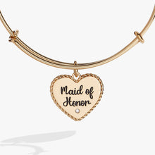 Load image into Gallery viewer, Maid of Honor Heart Bangle
