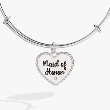 Load image into Gallery viewer, Maid of Honor Heart Bangle