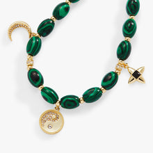 Load image into Gallery viewer, Malachite Charm Bracelet