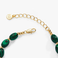 Load image into Gallery viewer, Malachite Charm Bracelet