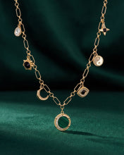 Load image into Gallery viewer, Malachite Charm Necklace