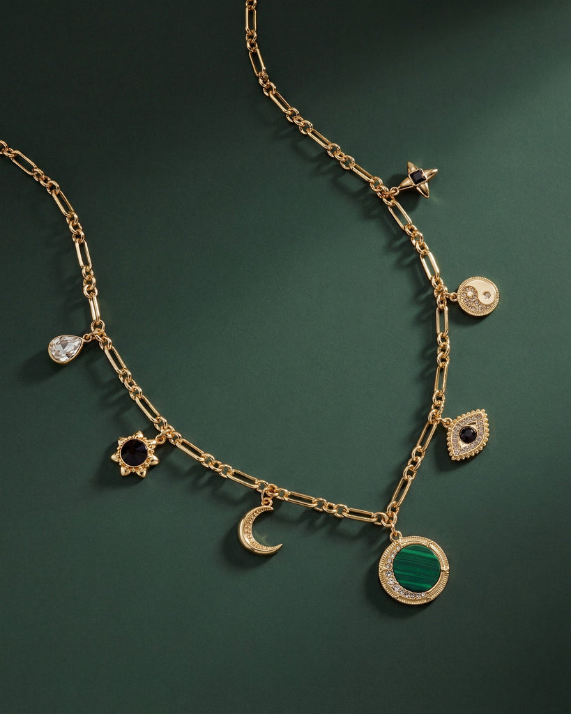 Malachite Charm Necklace