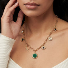 Load image into Gallery viewer, Malachite Charm Necklace