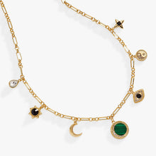 Load image into Gallery viewer, Malachite Charm Necklace