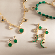 Load image into Gallery viewer, Malachite Charm Bracelet