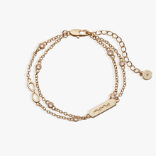 Load image into Gallery viewer, Mama Infinity Chain Double Strand Bracelet