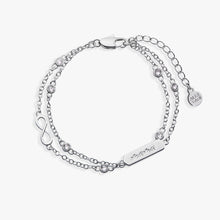 Load image into Gallery viewer, Mama Infinity Chain Double Strand Bracelet