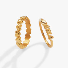 Load image into Gallery viewer, Mama Ring Set of 2