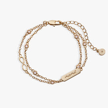 Load image into Gallery viewer, Mamá Infinity Chain Double Strand Bracelet