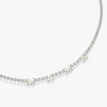 Load image into Gallery viewer, Mama Crystal Tennis Necklace