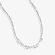 Load image into Gallery viewer, Mama Crystal Tennis Necklace