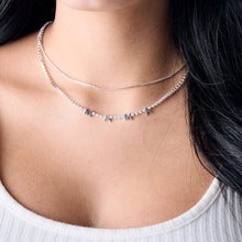 Load image into Gallery viewer, Mama Crystal Tennis Necklace
