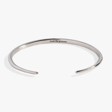 Load image into Gallery viewer, “Trust the Process” Open Tusk Cuff Bracelet