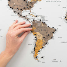 Load image into Gallery viewer, World Map on Canvas - Desert