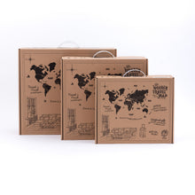 Load image into Gallery viewer, Wall Decor Bundle: 3D Wooden World Map with Flag Pins