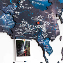 Load image into Gallery viewer, 3D Wooden World Map Space