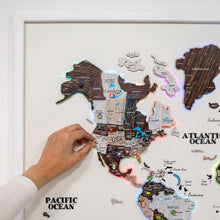 Load image into Gallery viewer, Map on Board LED 2.0 Cappuccino