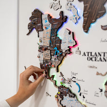 Load image into Gallery viewer, Map on Board LED 2.0 Cappuccino