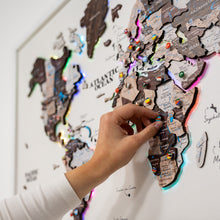 Load image into Gallery viewer, Map on Board LED 2.0 Cappuccino
