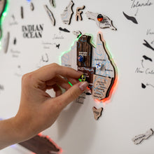 Load image into Gallery viewer, Map on Board LED 2.0 Cappuccino