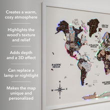 Load image into Gallery viewer, Map on Board LED 2.0 Cappuccino