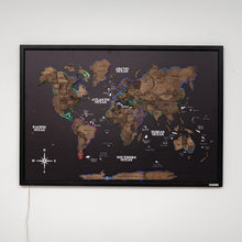 Load image into Gallery viewer, Map on Board LED 2.0 Dark Walnut