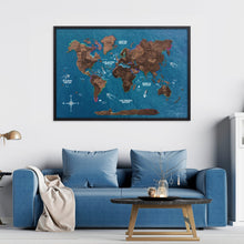 Load image into Gallery viewer, Map on Board LED 2.0 Dark Walnut